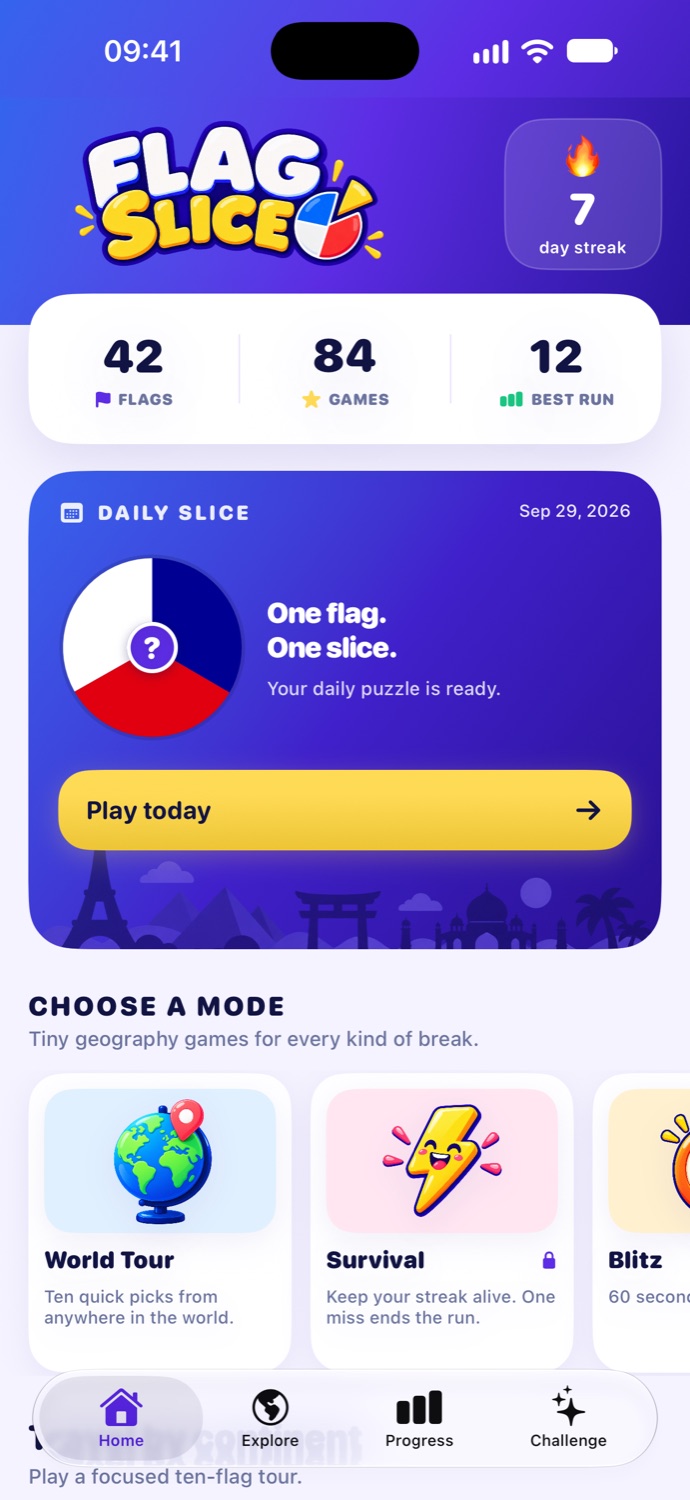 Daily Slice and game modes